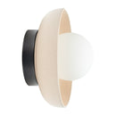 Minimalist Ceramic Stained Yellow Wall Light