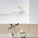 Creative White Hat Milky Ceramic Pendant Lighting