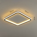 Geometry Square Simple LED Ceiling Light For Bedroom