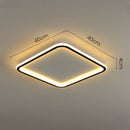 Geometry Square Simple LED Ceiling Light For Bedroom