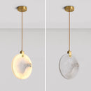 Minimalist White Elegance Marble LED Pendant Lights