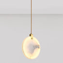 Minimalist White Elegance Marble LED Pendant Lights