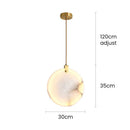 Minimalist White Elegance Marble LED Pendant Lights