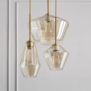 Industrial Glass Living Room Pendant Light