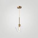 Industrial Glass Living Room Pendant Light