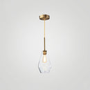 Industrial Glass Living Room Pendant Light