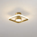 Contemporary Gold Acrylic Hallway Ceiling Lights