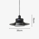 Modern Black Aluminum Art Pendant Light