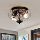 Vintage Glass Shade Hallway Ceiling Lights