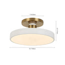 LED Ceiling Lamp Energy Saving Ceiling Lights 3-Color Changeable