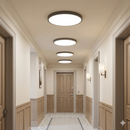 Modern Black Led Ultra-thin Close to Ceiling Lighting