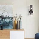 Double Head Glass Wall Lamp LED Sconce for Bedroom