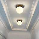 Modern Hallway Glass Ceiling Lights