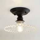 Simple Semi Flush Ceiling Light for Hallway