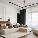 Modern Nordic Glass Ball Semi Flush Chandelier