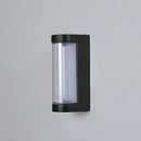 Set of 2 Modern Black LED Up & Down Outdoor Wall Lights