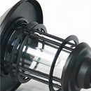 Traditional Black Solar Power Floor Lights Outdoor