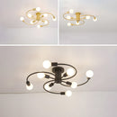 Light Luxury Multi-Head Living Room Ceiling Light