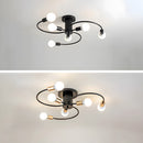 Light Luxury Multi-Head Living Room Ceiling Light