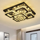 Nordic LED Crystal Square Ceiling Light