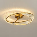 Modern Round LED Crystal Ceiling Lamp For Living Room