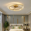 Modern Round LED Crystal Ceiling Lamp For Living Room