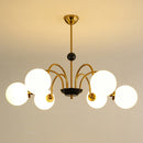 Chrome Chandelier Living Room Lighting Nordic Glass Chandelier