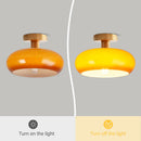 Vintage Round Glass Ceiling Lights