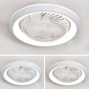 Enclosed Ceiling Fan with LED Light, 6 Speeds, Dimmable, Remote Control Ceiling Fan With Light