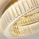 Round Crystal Ceiling Lights in Gold Colour