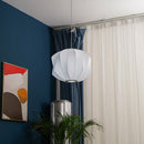 Nordic White Lantern Saucer Pendant Light For Living Room