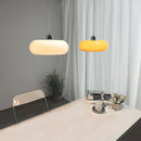 Vintage Bauhaus Round Glass Pendant Light