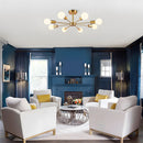 Nordic Iron Multi-Head Living Room Ceiling Lights