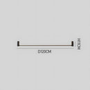 Nordic Minimalist Linear Black Ceiling Light