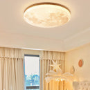 Simple Minimalist Moon Round LED Ceiling Light
