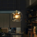Modern Glass Globe LED Pendant Lights Kitchen Island