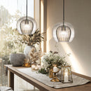 Modern Glass Globe LED Pendant Lights Kitchen Island