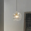 Modern Glass Globe LED Pendant Lights Kitchen Island