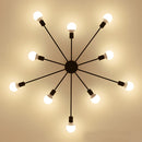 Industrial Style Living Room Multi-head Ceiling Lights