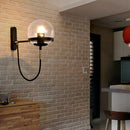 Nordic Retro Style Glass Ball Wall Lamp