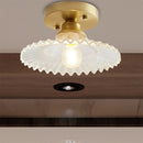 Nordic Glass Semi-Flush Mount Ceiling Light