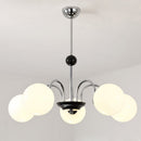 Chrome Chandelier Living Room Lighting Nordic Glass Chandelier