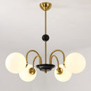 Chrome Chandelier Living Room Lighting Nordic Glass Chandelier