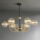 Black Adjustable Sputnik Chandeliers