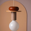 Design Colored Wood Blocks Pendant Light