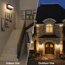 Modern ABS Led Solar Sensor Outdoor Wall Lights for Hallway Patio Porch