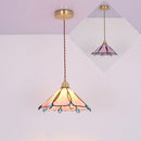 Retro Stained Glass Tiffany Pendant Light