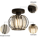 Hallway Ceiling Lighting, 16cm, black, E27