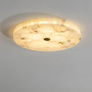 Modern Alabaster Flush LED Ceiling Lights for Living Room Bedroom