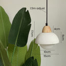 Simple White Stone Kitchen Pendant Lighting